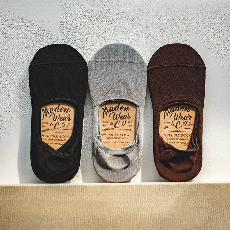 Importé - Chaussettes Invisibles en Coton Anti-dérapant
