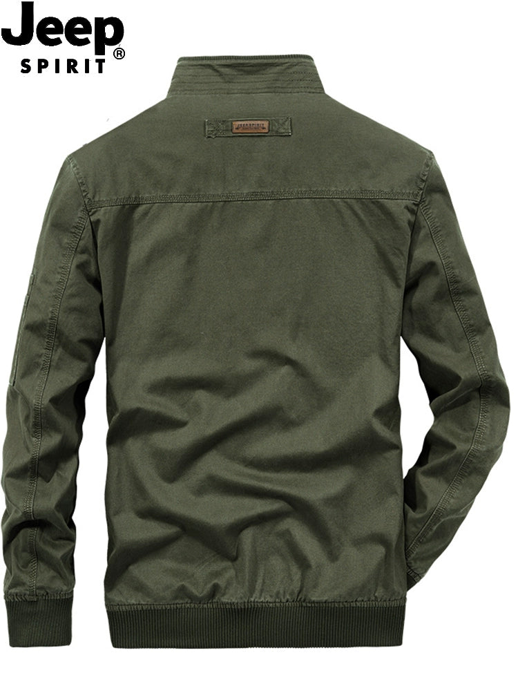 Importé - JEEP SPIRIT Jacket Coton Jean Lourd Manche Longue