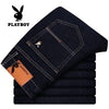Importé - Playboy Pantalon Jean Coton Stretch Homme Décontracté