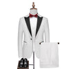 Importé - Ensemble Costume Smoking Homme Slim Style Britannique 3 Pièces