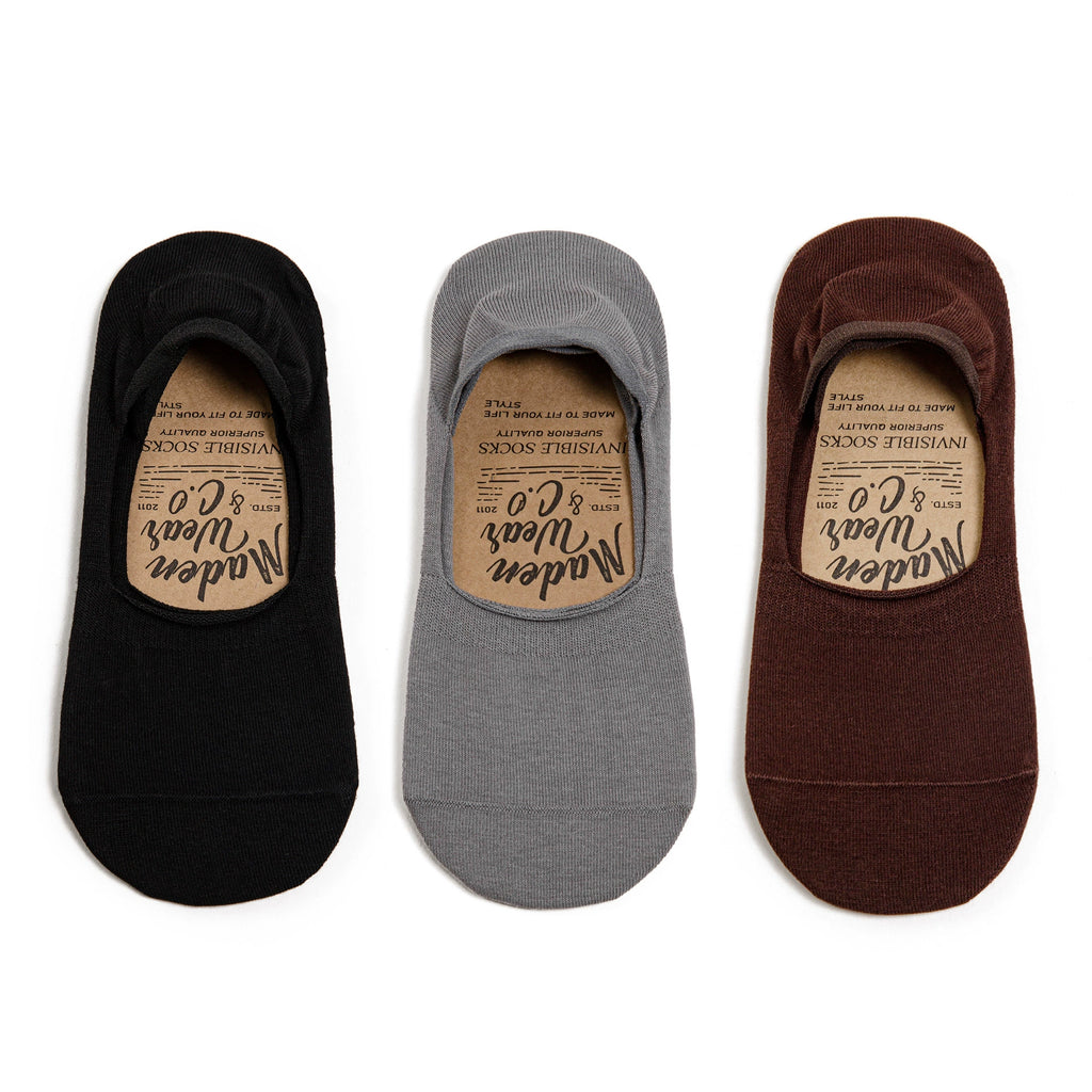 Importé - Chaussettes Invisibles en Coton Anti-dérapant