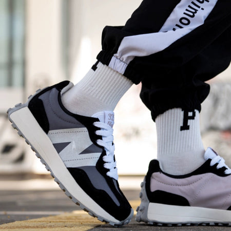 Importé - Chaussure Basket Mixte Sport En Cuir