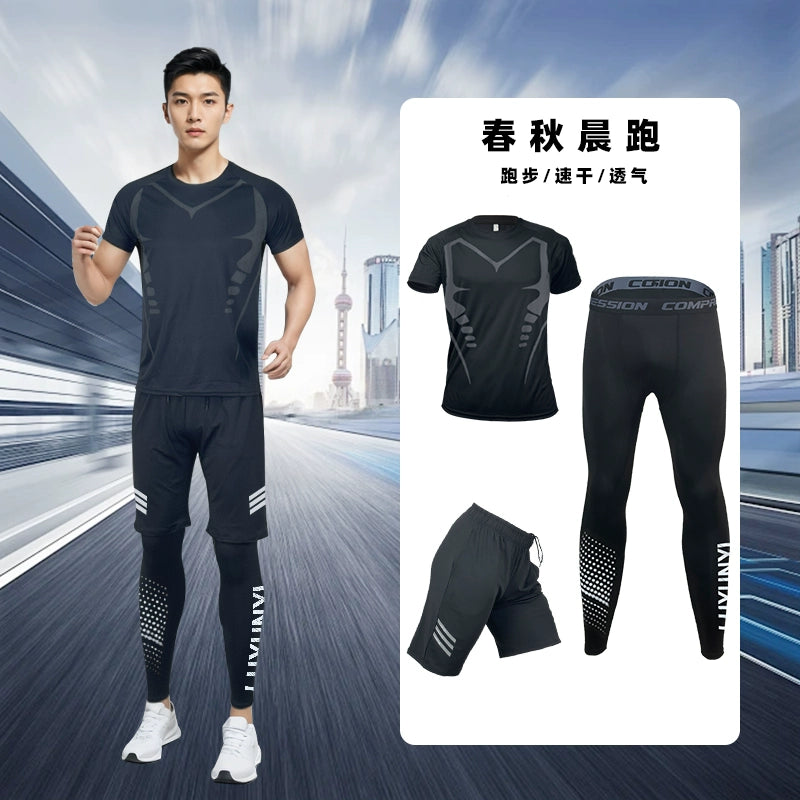 Importé - Ensemble Sport Homme fitness Décontractés Lot 2 A 3 Pièces