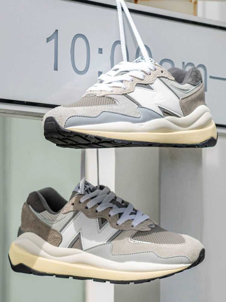 Importé - ChaussureBasket Mixte Sport Rétro En Cuir