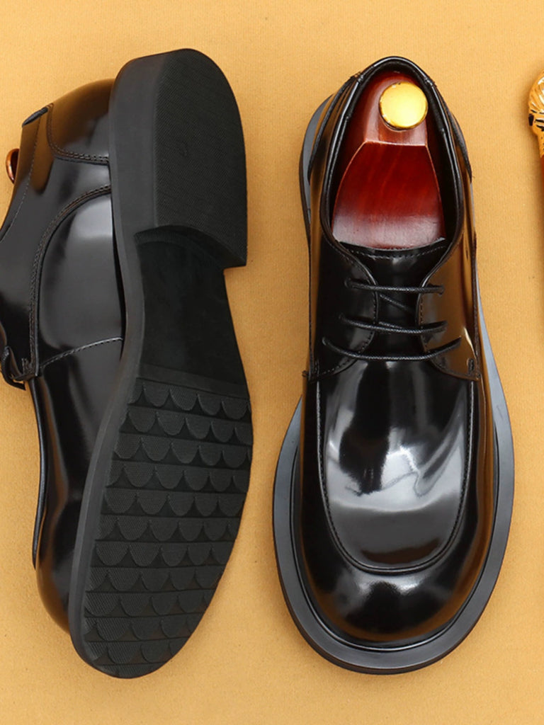 Importé - Chaussure Homme Derby Britanniques Décontractées Tendance En Cuir