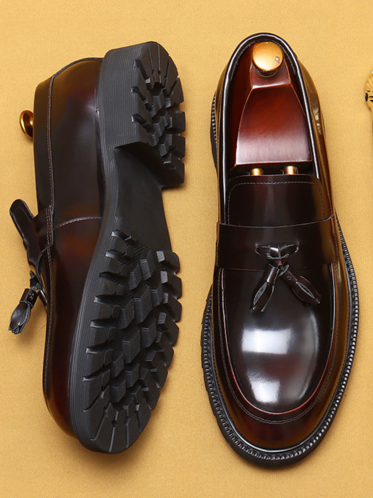 Importé - Chaussure Homme Mocassins Britannique En Cuir Véritable