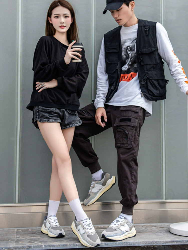 Importé - ChaussureBasket Mixte Sport Rétro En Cuir