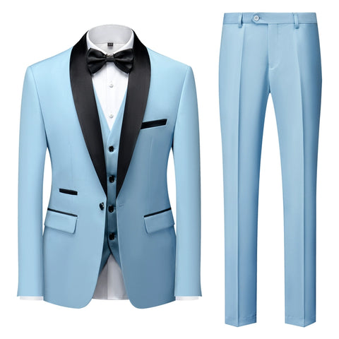Importé - Ensemble Costume Smoking Homme Slim 3 Pièces