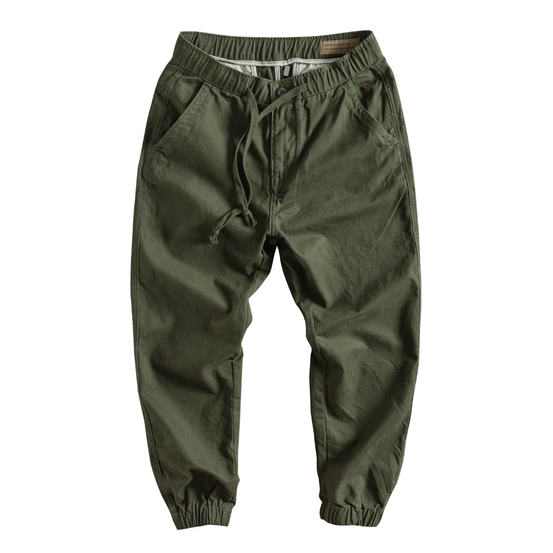 Importé - Pantalon Cargo Pur Coton Homme Rétro Décontracté