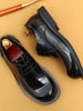 Importé - Chaussure Homme Derby Britanniques Décontractées Tendance En Cuir