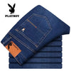 Importé - Playboy Pantalon Jean Coton Stretch Homme Décontracté