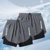 Importé - Short Sport Homme  Décontracté Style Fitness En Soie Glacée