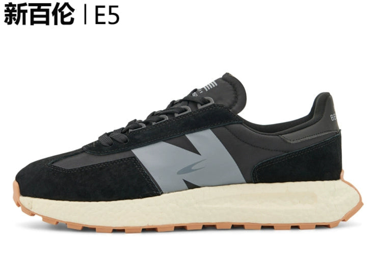 Importé - Chaussure Basket Mixte Sport Cuir Daim Mailles