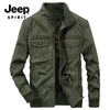 Importé - JEEP SPIRIT Jacket Coton Jean Lourd Manche Longue