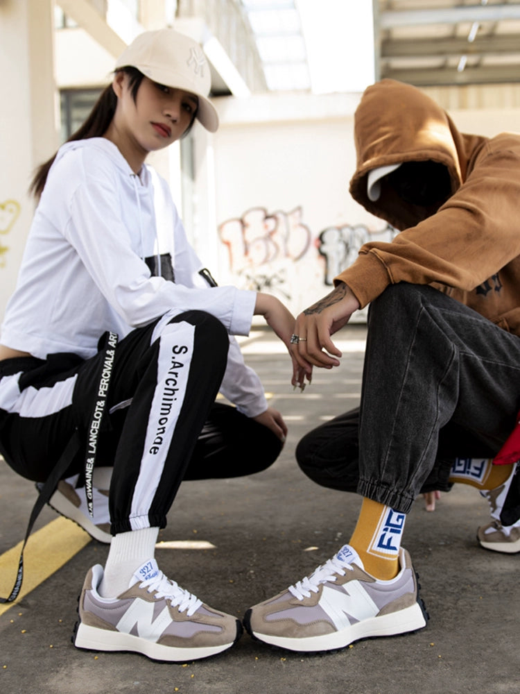 Importé - Chaussure Basket Mixte Sport En Cuir