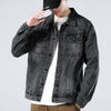 Importé - Jacket Jean Coton Denim Homme Style Rétro