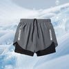 Importé - Short Sport Homme  Décontracté Style Fitness En Soie Glacée