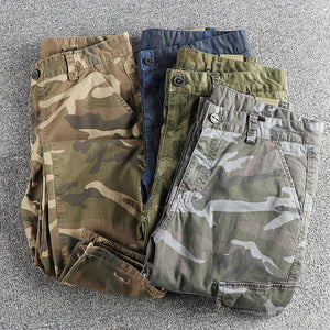 Importé - Pantalon Camouflage Style Chausseur Décontracté