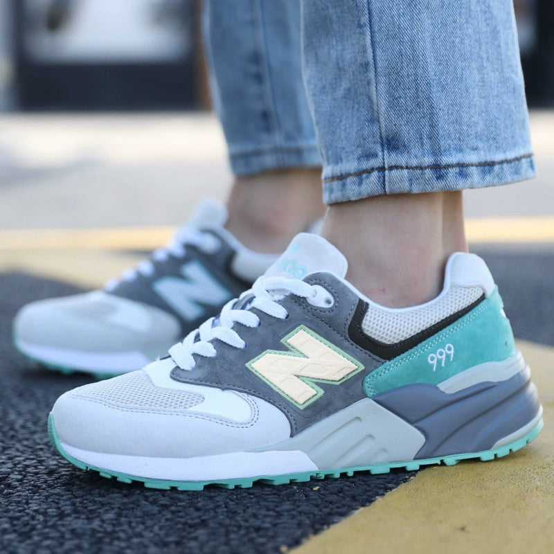 Importé - Chaussure Basket Mixte Sport En Cuir