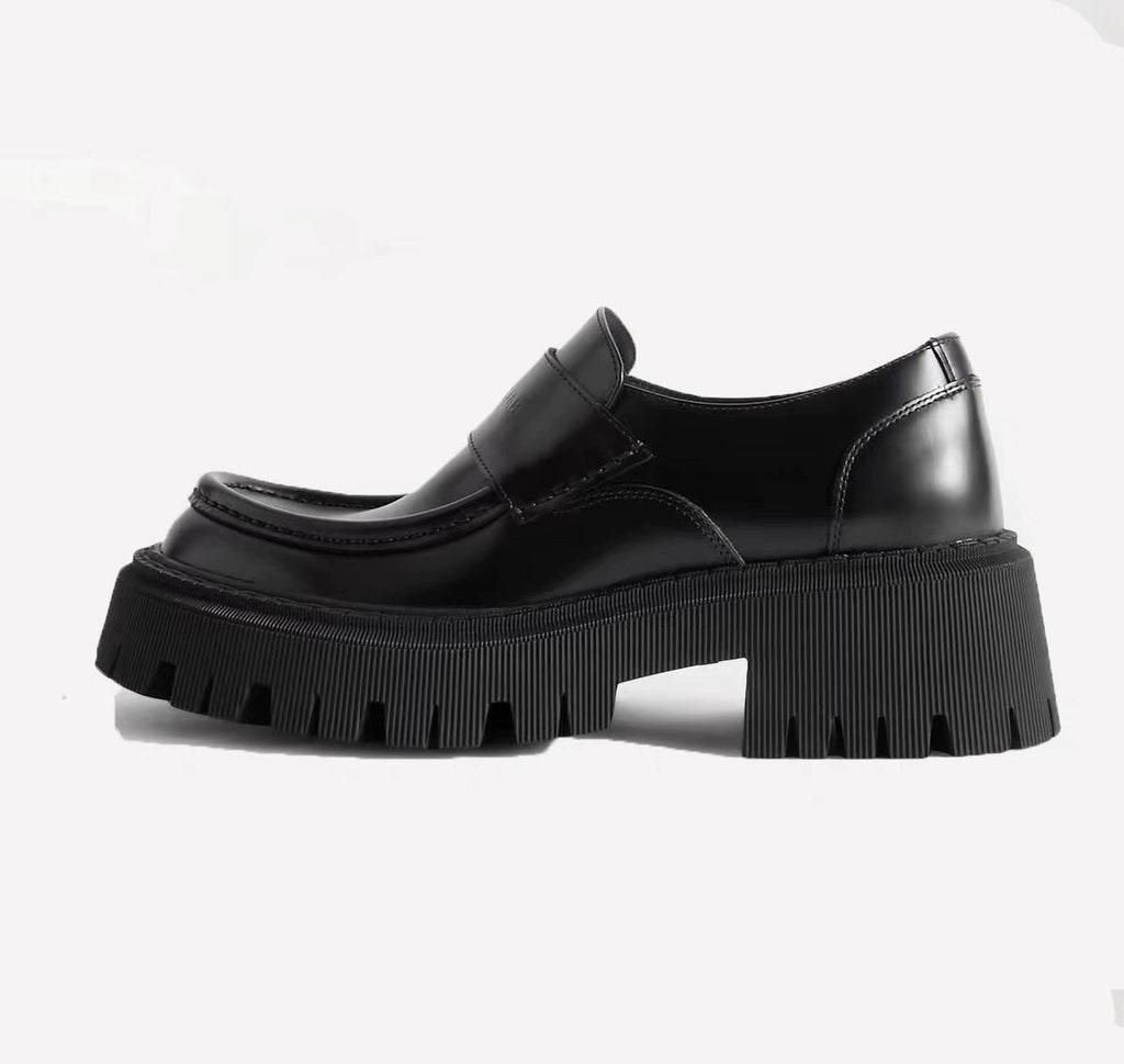 Importé - Chaussure Homme Mocassins Derby A Semelle épaisse