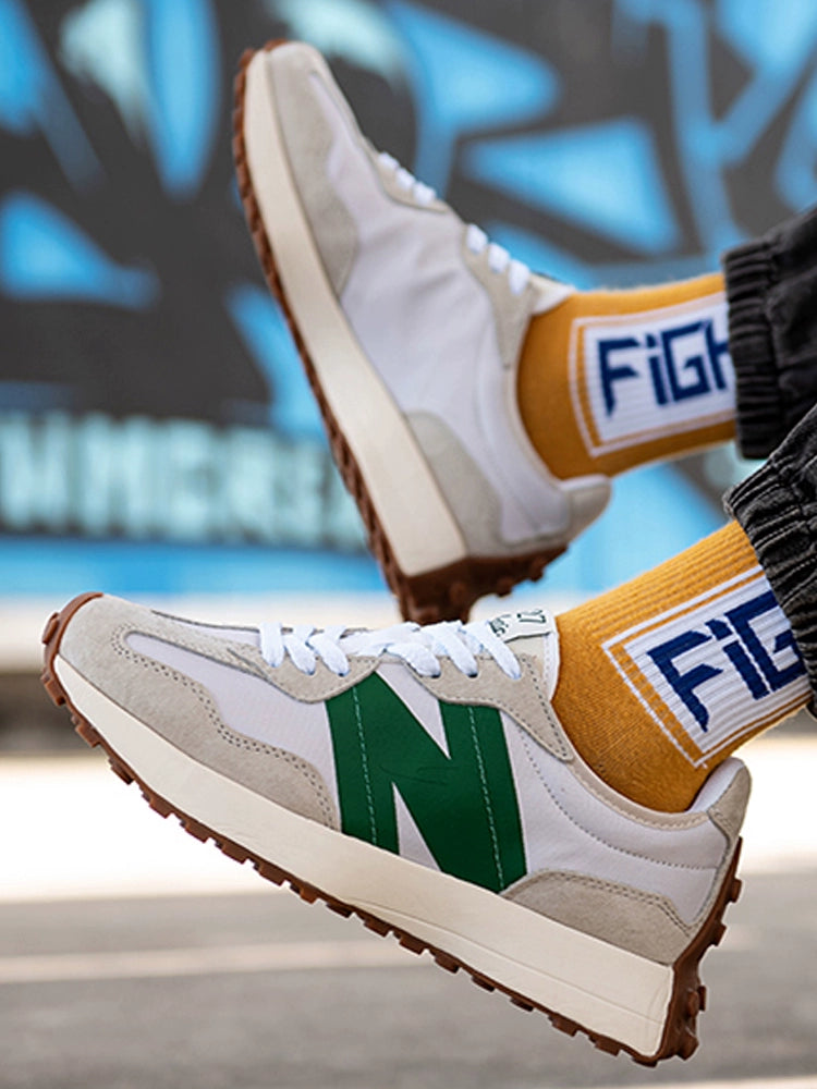 Importé - Chaussure Basket Mixte Sport En Cuir