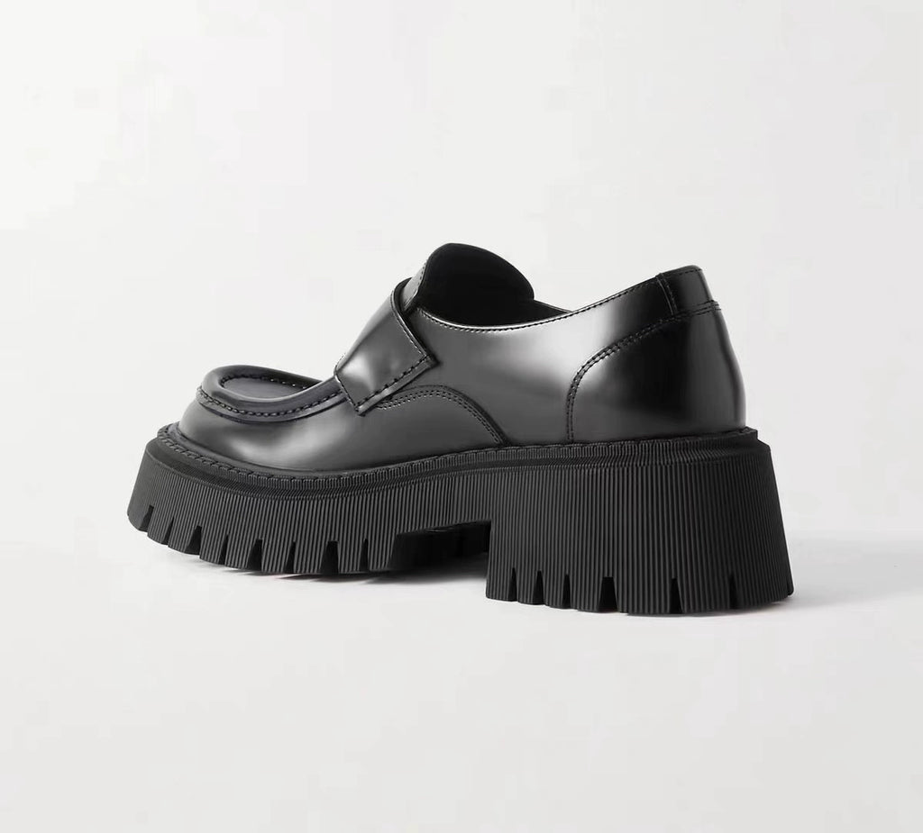 Importé - Chaussure Homme Mocassins Derby A Semelle épaisse