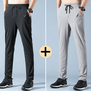 Importé - Lot 2 x Pantalons Sport Homme Décontracté Micro-Elastique