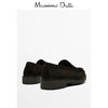 Importé - Massimo Dutti Chaussure Homme Mocassin Confortable 100% Cuir Daim