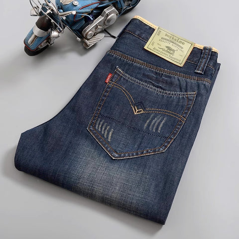 Importé - Pantalon Homme Jeans Denim Slim Fit Micro-élastique