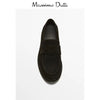 Importé - Massimo Dutti Chaussure Homme Mocassin Confortable 100% Cuir Daim