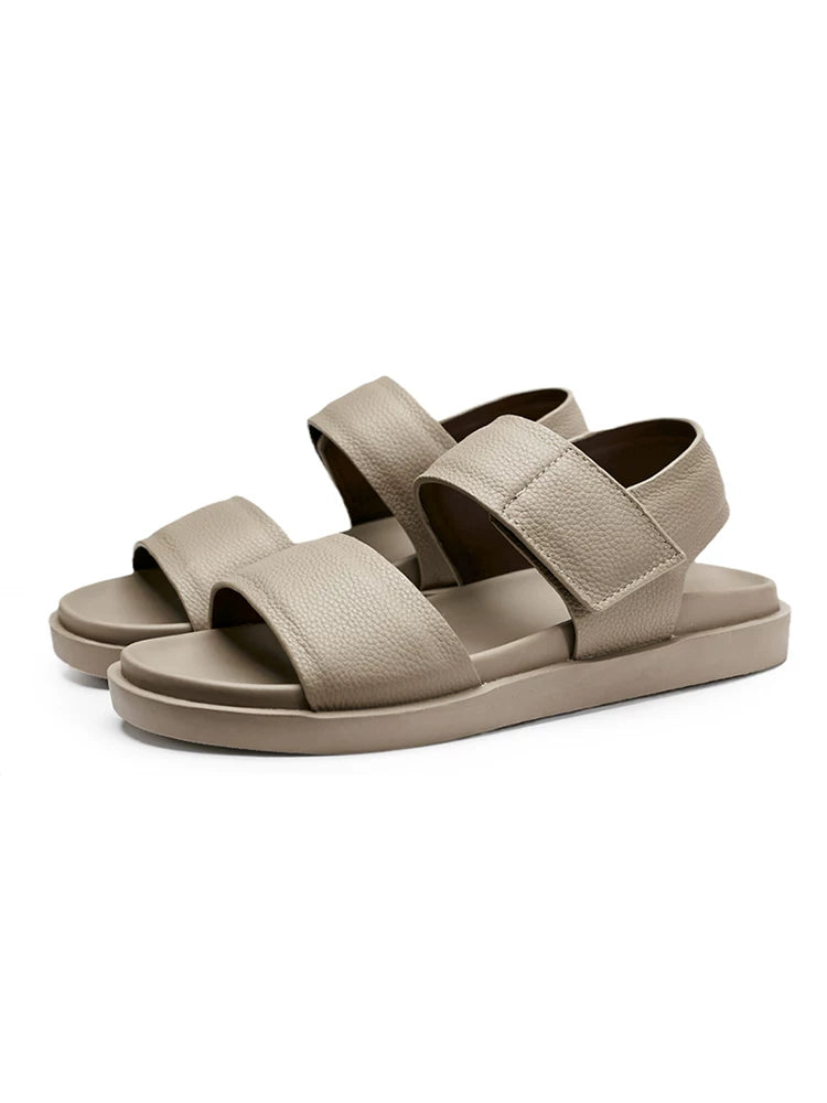 Importé - Chaussure Sandales En Cuir