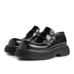 Importé - Chaussure Homme Mocassins Style Britannique A Semelle épaisse