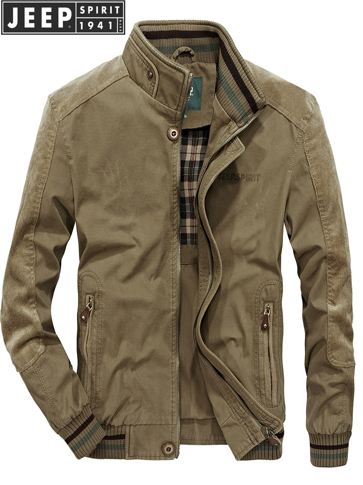 Importé - JEEP SPIRIT Jacket Coton Velours Manche Longue