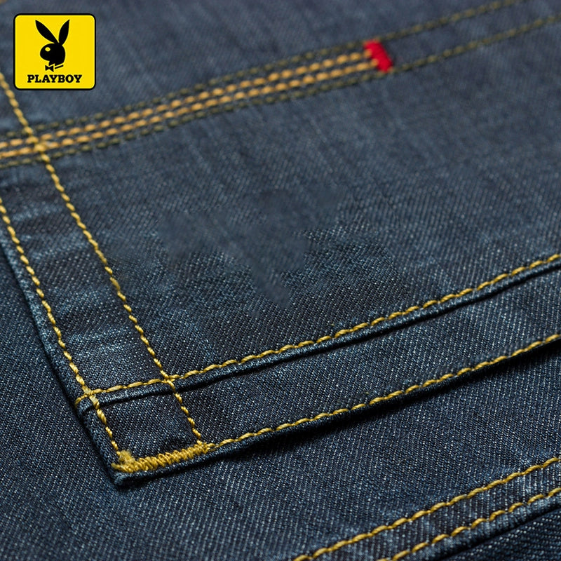 Importé - Playboy Pantalon Jean Stretch Homme Décontracté