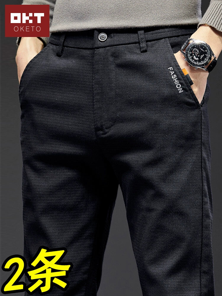 Importé - Pantalon Coton Homme Décontracté