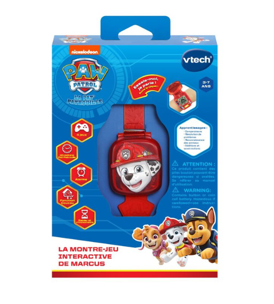 VTECH-PAW PATROL LA MONTRE-JEU INTERACTIVE DE MARCUS