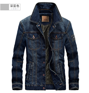 Importé - Jacket Jean Denim Homme Manche Longue Slim Fit