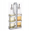 Service a Condiments-3pcs-en Verre/Inox