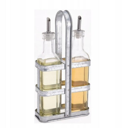 Service a Condiments-3pcs-en Verre/Inox