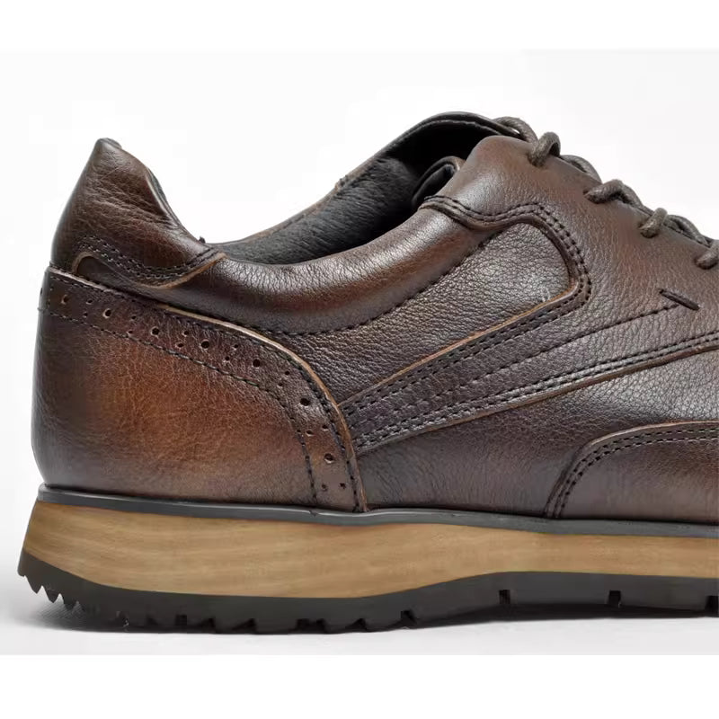 Importé - Chaussure Homme Sport Sneakers Décontracté En Cuir