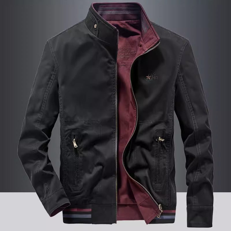Importé - Jacket Coton Épais Double Faces Homme Manches Longues