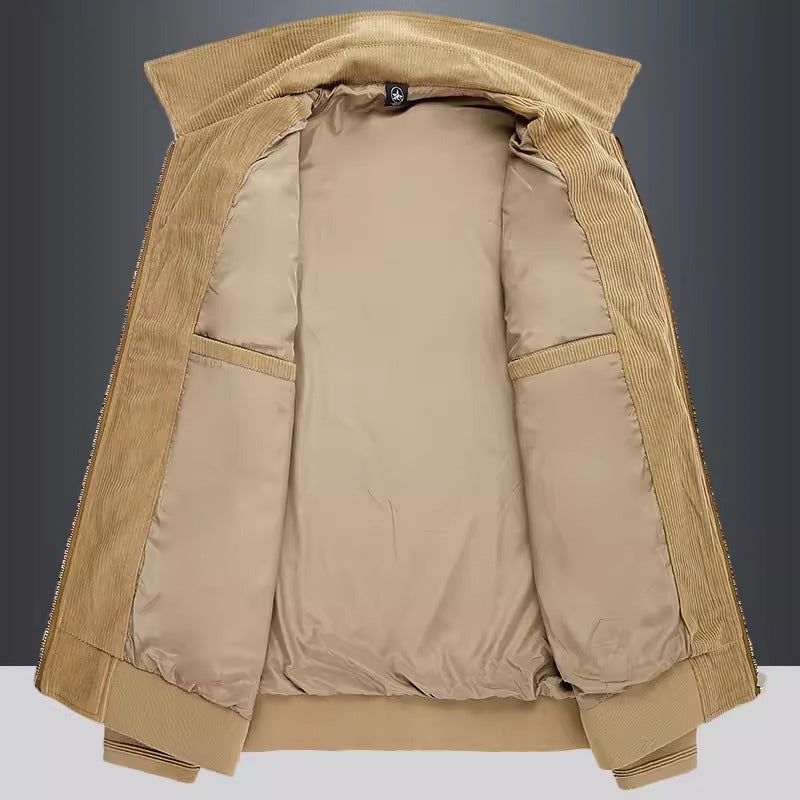 Importé - Jacket doublée en Velours Cardigan Homme Manches Longues