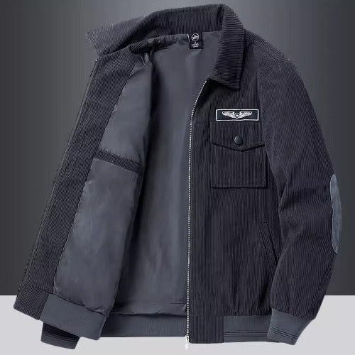 Importé - Jacket doublée en Velours Cardigan Homme Manches Longues