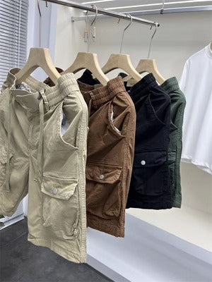 Importé - Short Culotte Homme Décontractés Multi-Poches