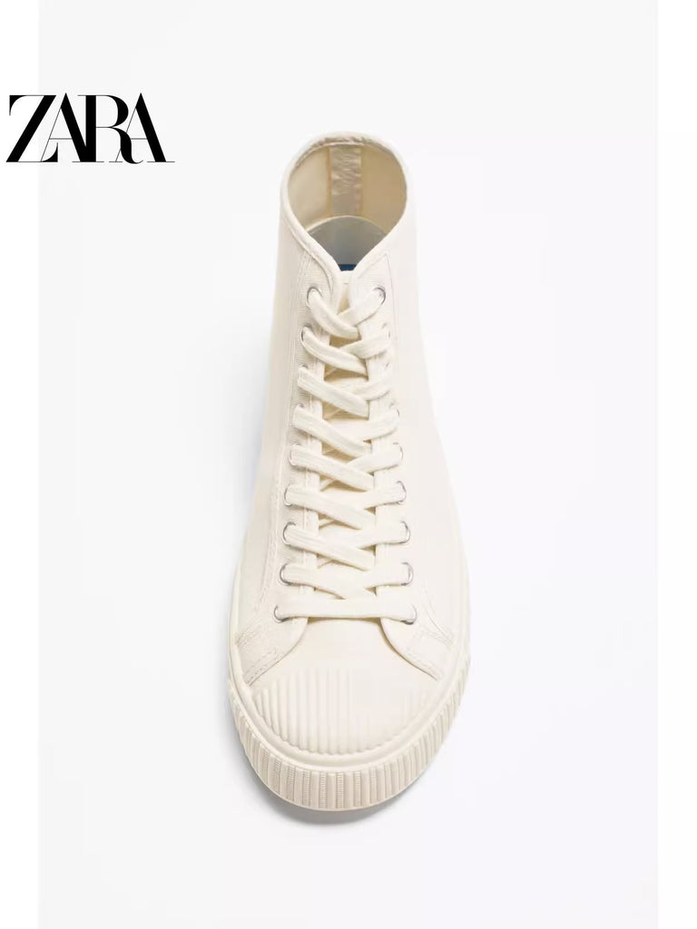 Importé - ZARA NEW - Chaussure Homme Sport baskets  Montantes - Blanc