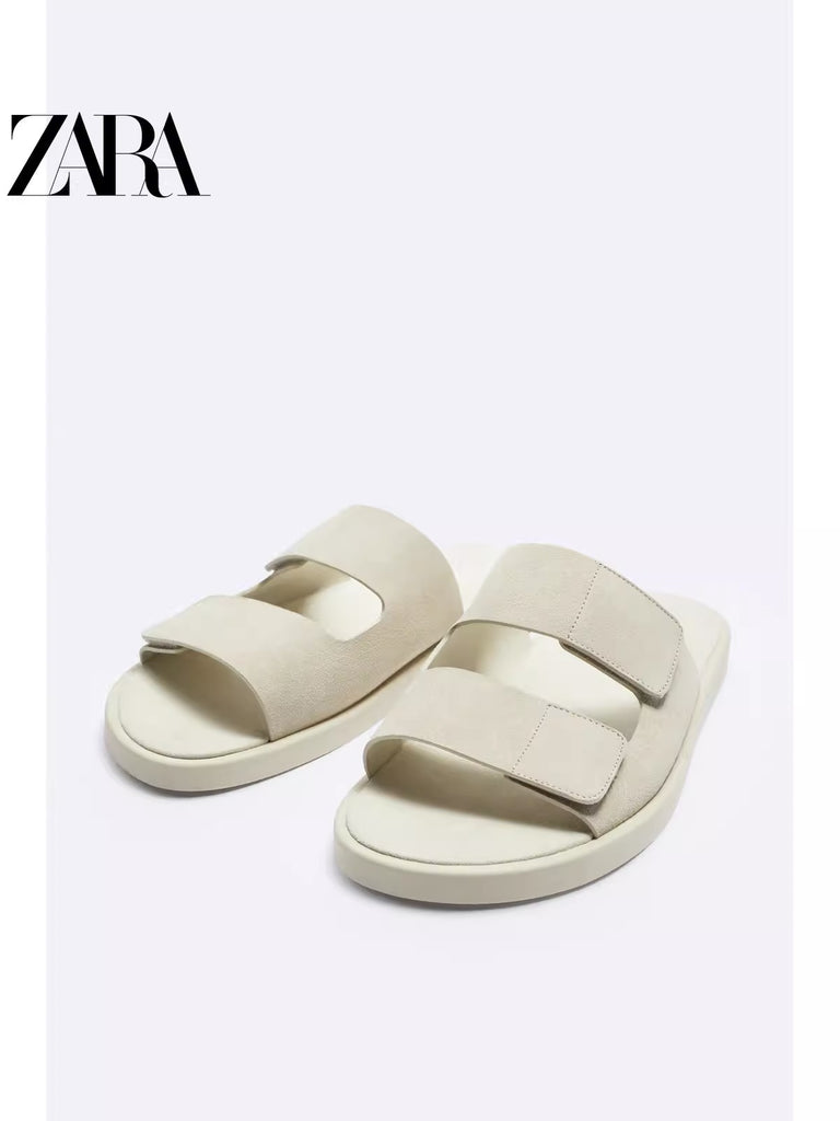 Importé - ZARA NEW - Sandales Homme Décontractées A Lanières - Blanc