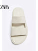 Importé - ZARA NEW - Sandales Homme Décontractées A Lanières - Blanc