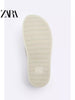 Importé - ZARA NEW - Sandales Homme Décontractées A Lanières - Blanc