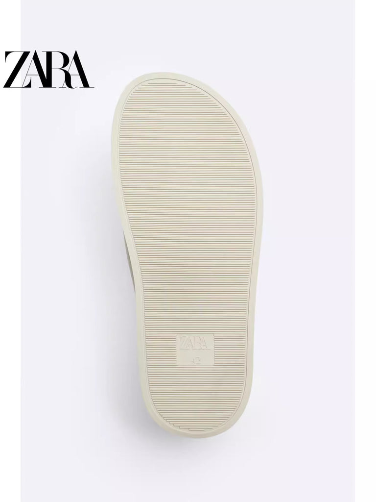 Importé - ZARA NEW - Sandales Homme Décontractées A Lanières - Blanc
