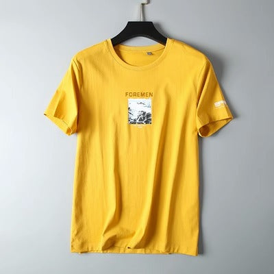 Importé - T-Shirt Homme Manches Courtes Décontracté